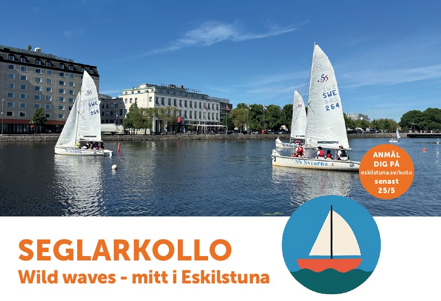 Segelbåtar på Eskilstunaån